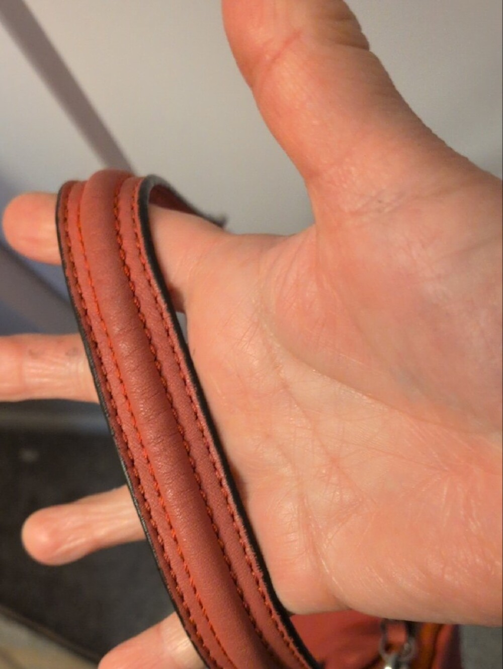 Coach Daisy  Leather Shoulder Bag in Dark Pink - Picture 7 of 16